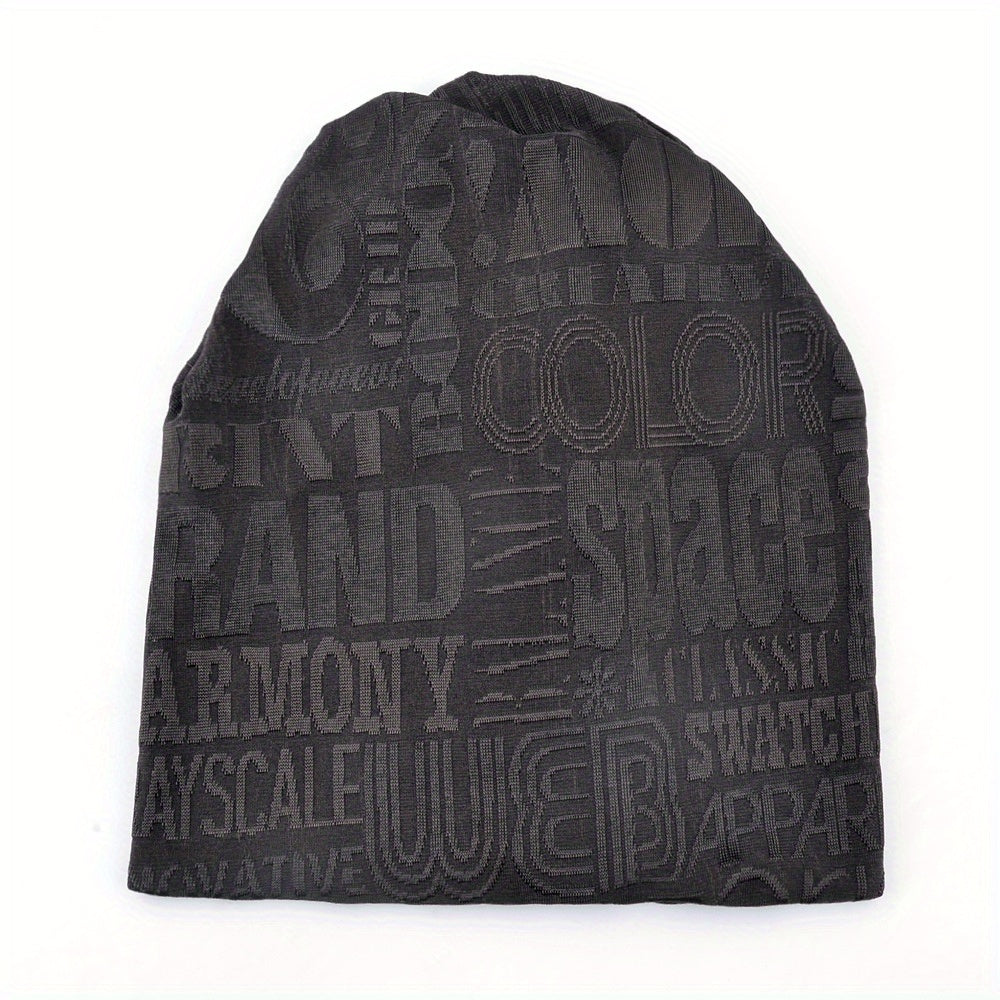 Dual Purpose Pullover Beanie Hat Neck Gaiter Slouchy Hat