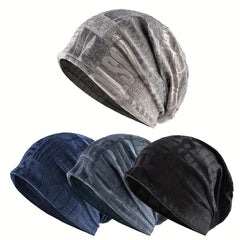 Dual Purpose Pullover Beanie Hat Neck Gaiter Slouchy Hat