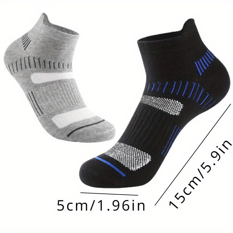 1pair Sports Socks Running Ankle Sweat Absorbing Socks