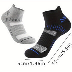 1pair Sports Socks Running Ankle Sweat Absorbing Socks