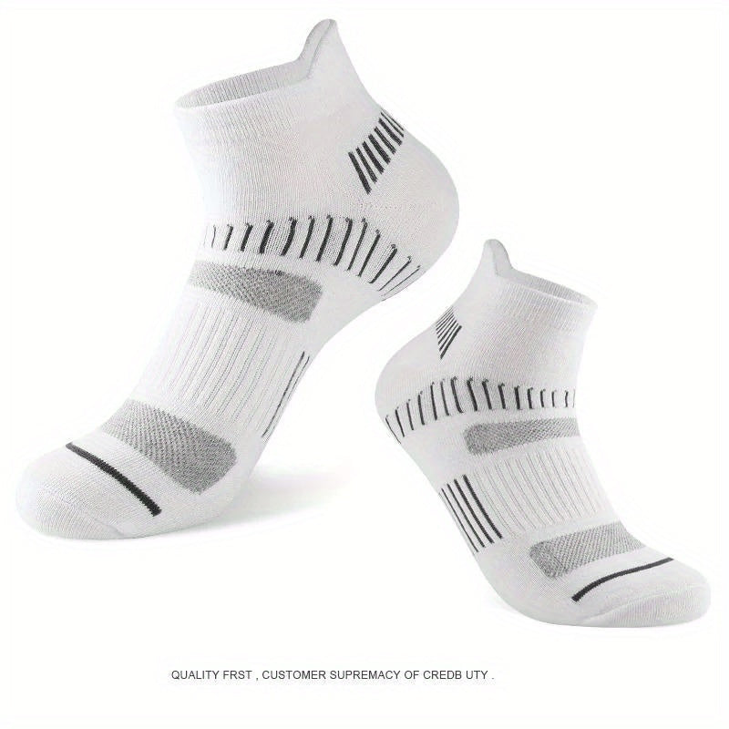 1pair Sports Socks Running Ankle Sweat Absorbing Socks