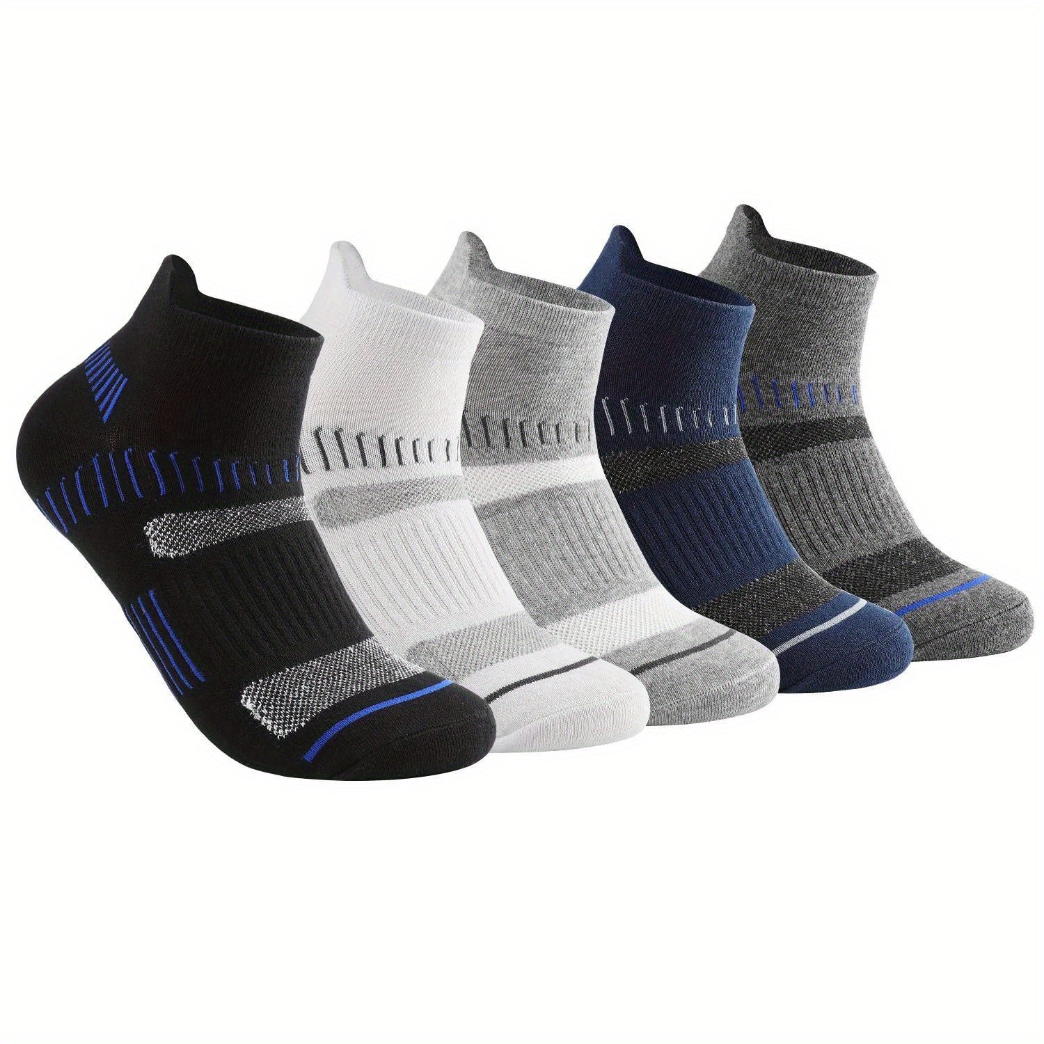 1pair Sports Socks Running Ankle Sweat Absorbing Socks