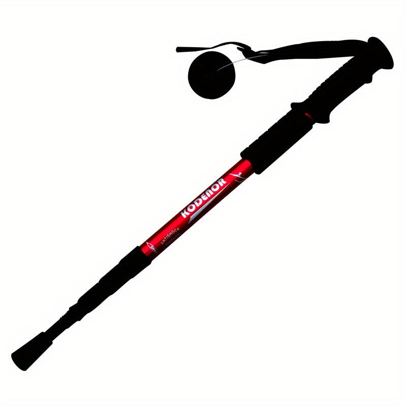 Aluminum Hiking Stick with T Curved Handle