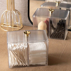 Makeup Storage Box Cotton Swab Egg Makeup Brush Desktop Storage