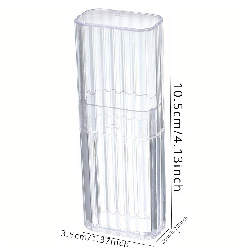 5pcs Transparent Storage Box Travel Toothpick Small Item Wrapping Box