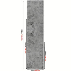 Gray Cement Self-Adhesive Floor Stickers - Non-Slip Waterproof Wallpaper