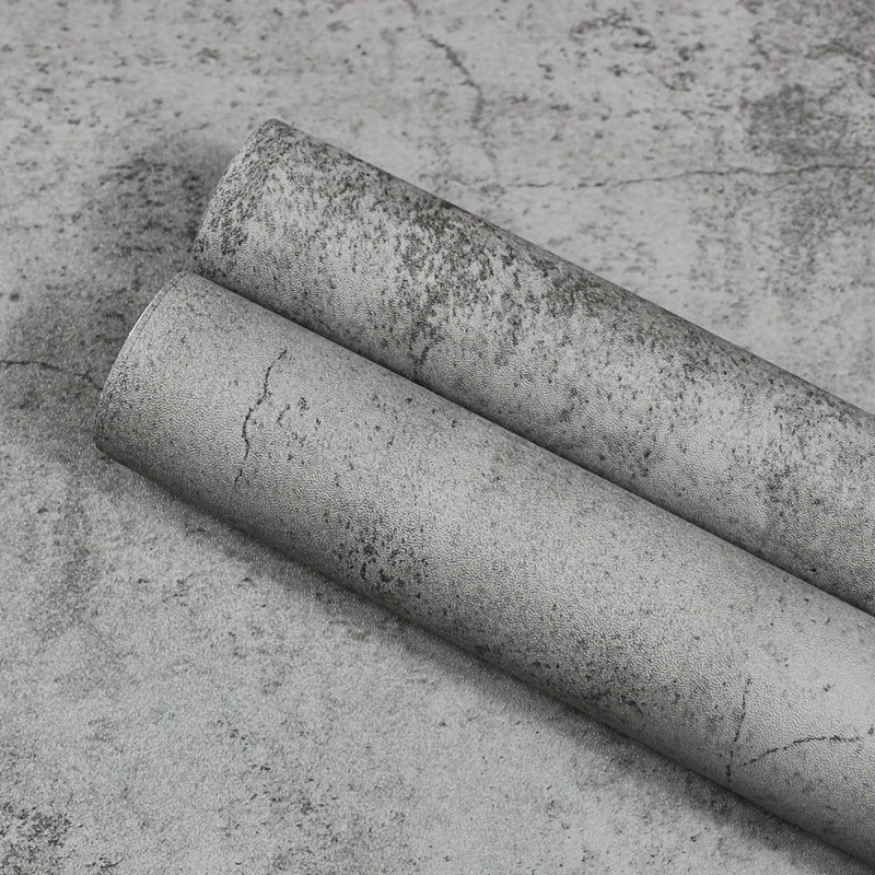 Gray Cement Floor Stickers, Waterproof, Wear-resistant