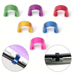 12pcs Bike Brake Cable Derailleur Line Case Aluminum Alloy C Shape Buckle Clasps