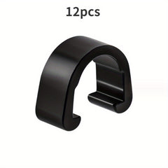 12pcs Bike Brake Cable Derailleur Line Case Aluminum Alloy C Shape Buckle Clasps