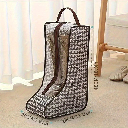 Short Boots Storage Bag With Zipper Dust-proof Shoe Storage Container