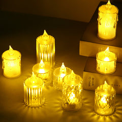 3pcs LED Electronic Candles Mini Candle Light Christmas Decoration Candle