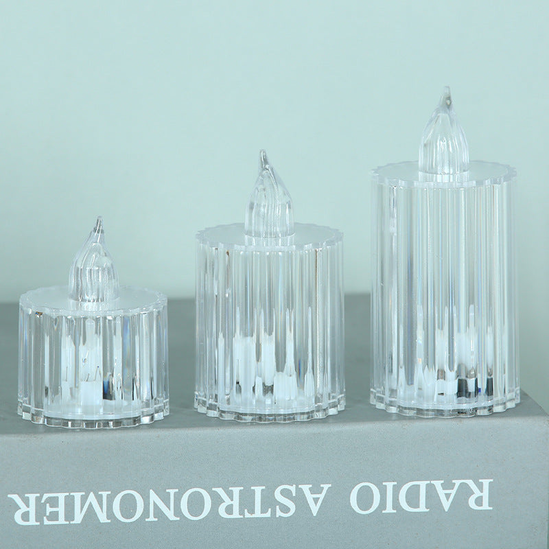3pcs LED Electronic Candles Mini Candle Light Christmas Decoration Candle