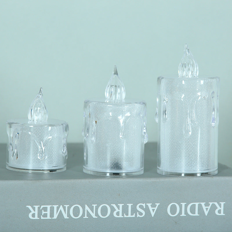 3pcs LED Electronic Candles Mini Candle Light Christmas Decoration Candle