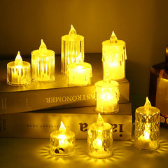 3pcs LED Electronic Candles Mini Candle Light Christmas Decoration Candle