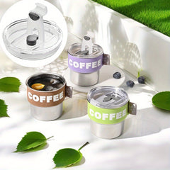 400ml Stainless Steel Coffee Cup Leakproof Water Bottle