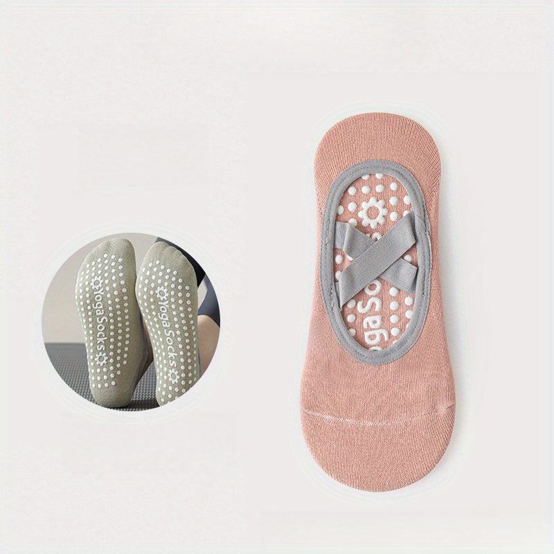Non Slip Yoga Socks for Workout and Dance - 1 Pair