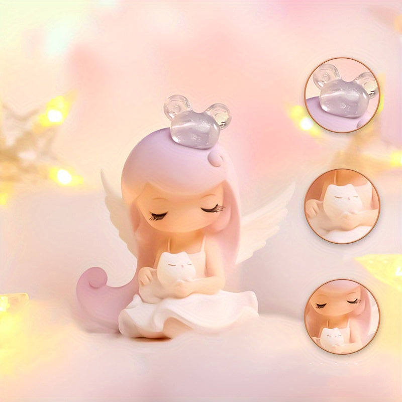 Sweet Dream Angel Figurine Decoration for Desktop