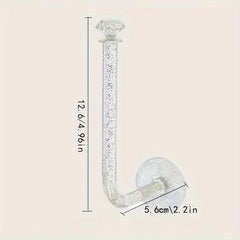 Clear Crystal Wall Hook for Jewelry and Accessories - Multifunctional Organizer