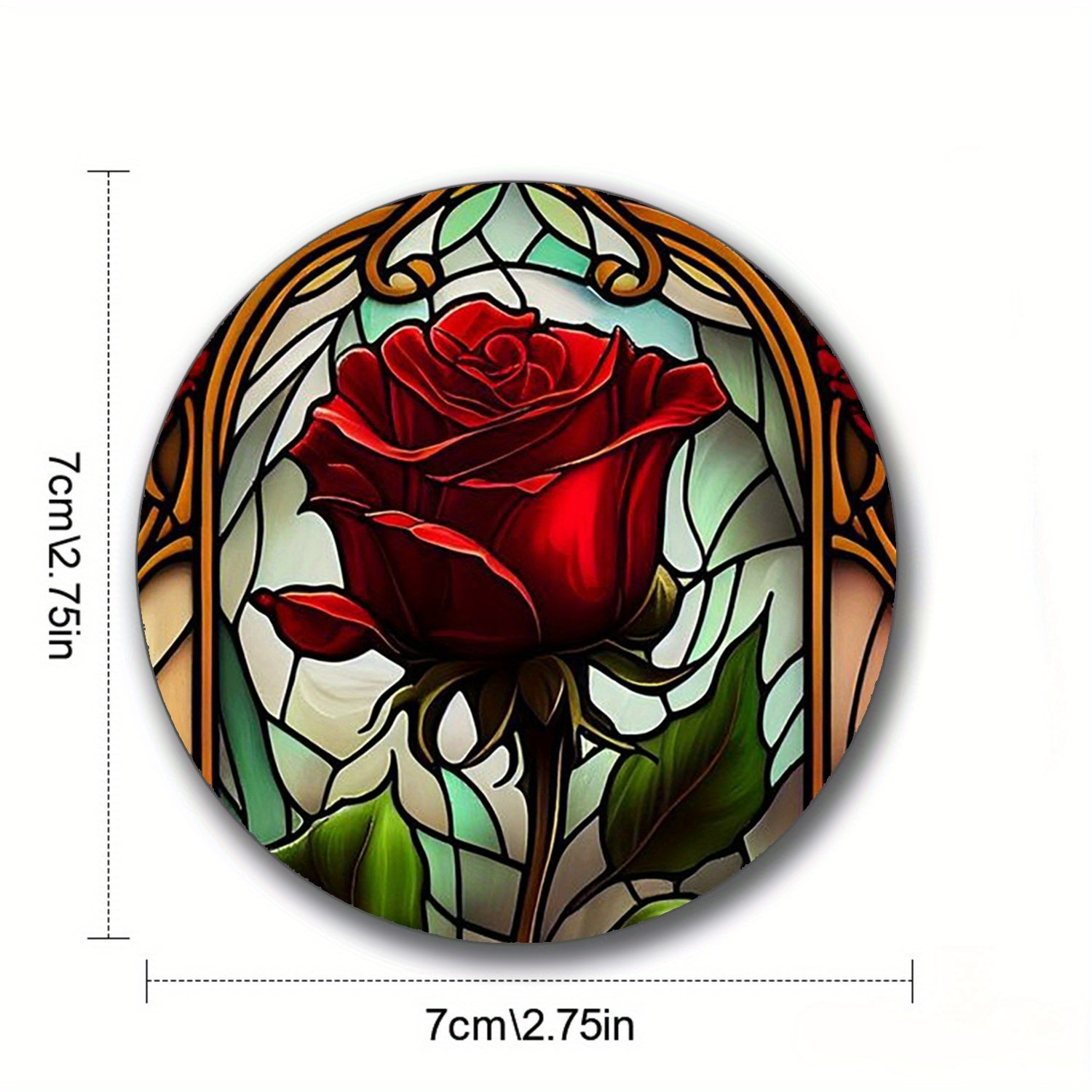 2pcs Holiday Party Coaster Decorative Mat Coffee Coaster Waterproof Round