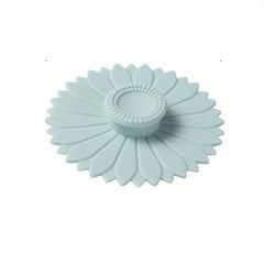 Sunflower Shaped Dustproof Silicone Cup Lids for Most Cup