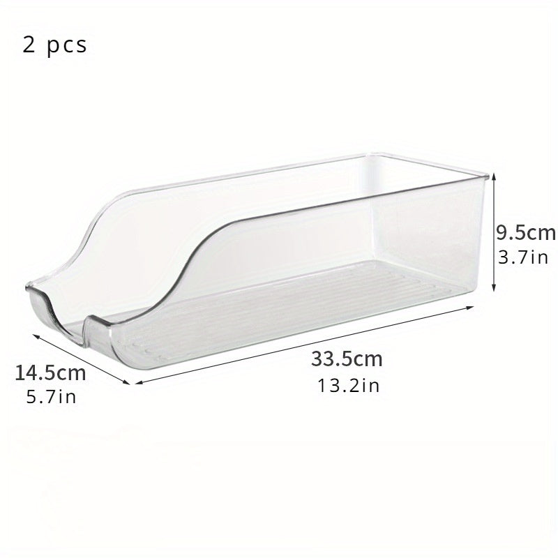 2pcs Food Storage Box Office Bathroom Kitchen Fruit And Vegetable Storage Box