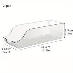 2pcs Food Storage Box Office Bathroom Kitchen Fruit And Vegetable Storage Box
