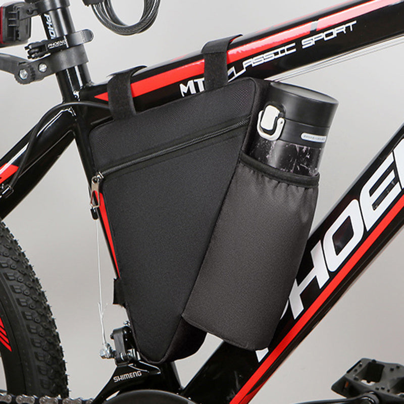 Triangle Front Tube Bag Large Capacity Waterproof Saddle Bag