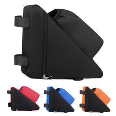 Triangle Front Tube Bag Large Capacity Waterproof Saddle Bag