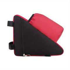 Triangle Front Tube Bag Large Capacity Waterproof Saddle Bag