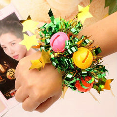 Sequin Bell Flower Bracelet Cheering Props Dancing Supplies