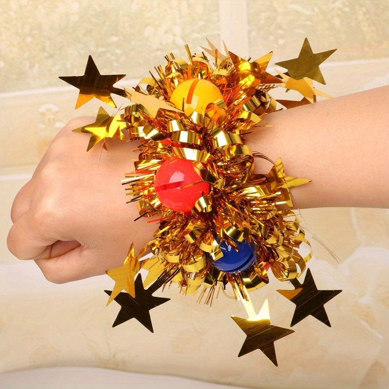 Sequin Bell Flower Bracelet Cheering Props Dancing Supplies