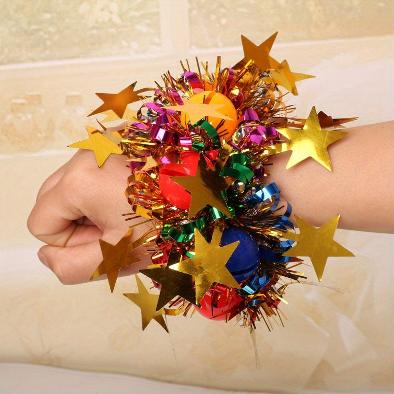 Sequin Bell Flower Bracelet Cheering Props Dancing Supplies