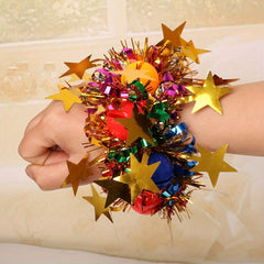 Sequin Bell Flower Bracelet Cheering Props Dancing Supplies