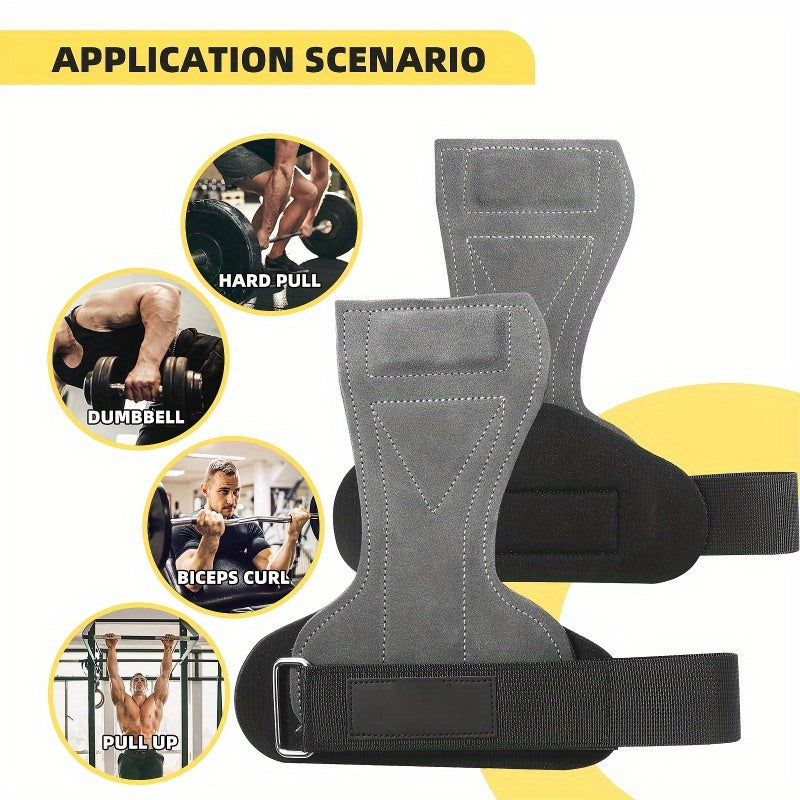 Durable Cowhide Palm Guards With Grip Straps