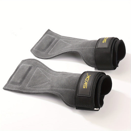 Durable Cowhide Palm Guards With Grip Straps
