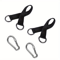 2pcs Outdoor Hanging Straps Tree Swing Kit Hammocks Stands & Accessories