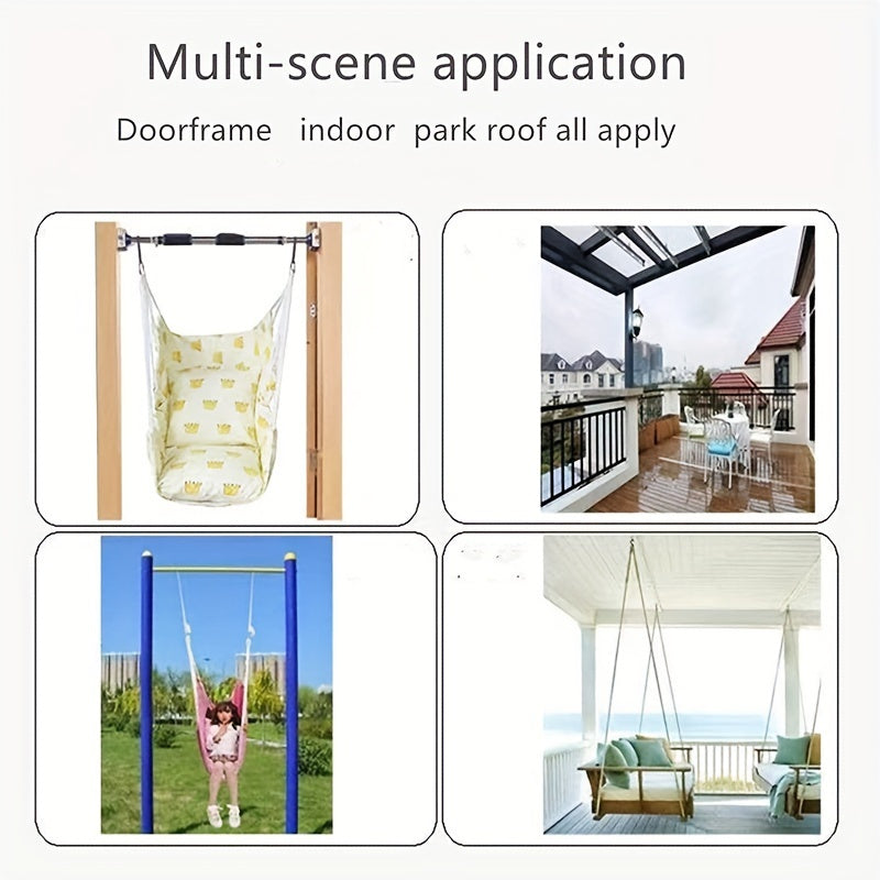 2pcs Outdoor Hanging Straps Tree Swing Kit Hammocks Stands & Accessories