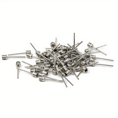 50pcs Ball Pump Needles Stainless Steel Air Pump Needles for Sports Balls