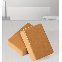 Non-slip Cork Yoga Brick for Fitness Press Training