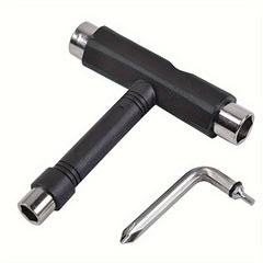 Portable Skate Tool T Wrench Cross Head Screwdriver Roller Skate Repair