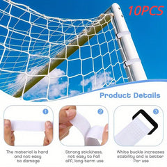 10pcs Soccer Net Support Straps Football Training Equipment