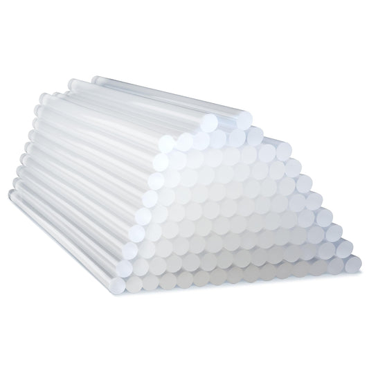 100pcs Low Temp Clear Glue Sticks, 0.44" Diameter, DIY Craft Repair