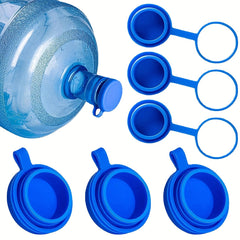 2pcs Reusable Water Bucket Lids, Dustproof & Splash-proof Rubber Cover