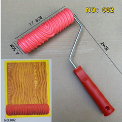 Embossing Roller Texture Paint Wood Grain Rubber Straight Grain Wall Film