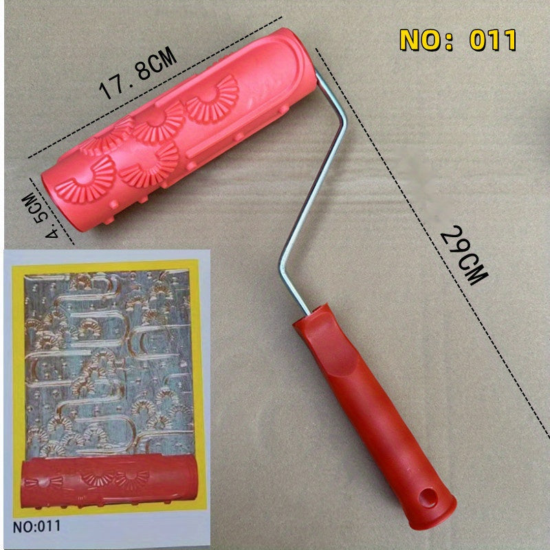 Embossing Roller Texture Paint Wood Grain Rubber Straight Grain Wall Film