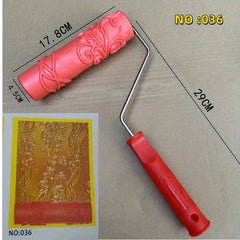 Embossing Roller Texture Paint Wood Grain Rubber Straight Grain Wall Film