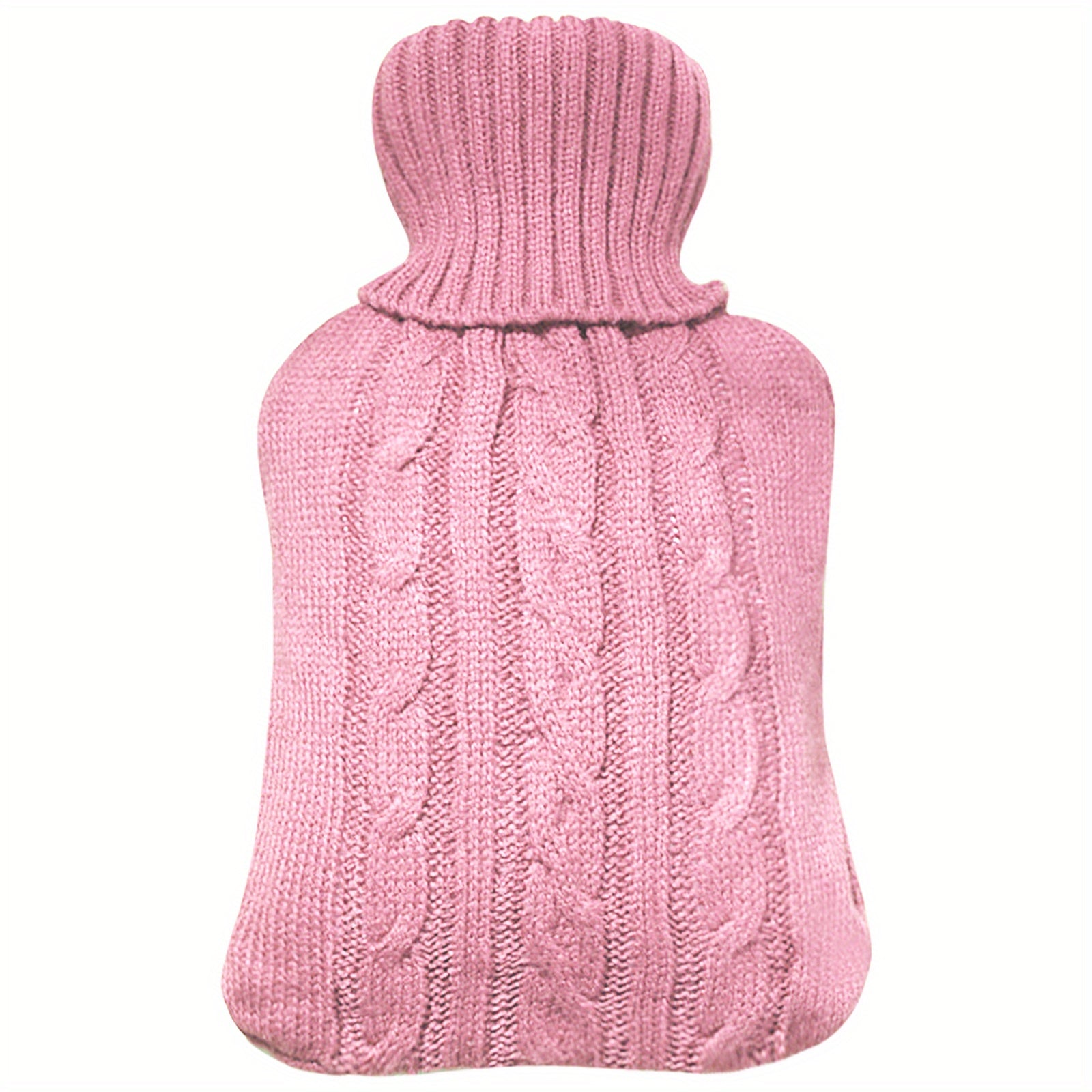 Soft Knitted Hot Water Bottle Cover Removable & Washable Comfortable Hot Bag
