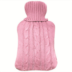 Soft Knitted Hot Water Bottle Cover Removable & Washable Comfortable Hot Bag