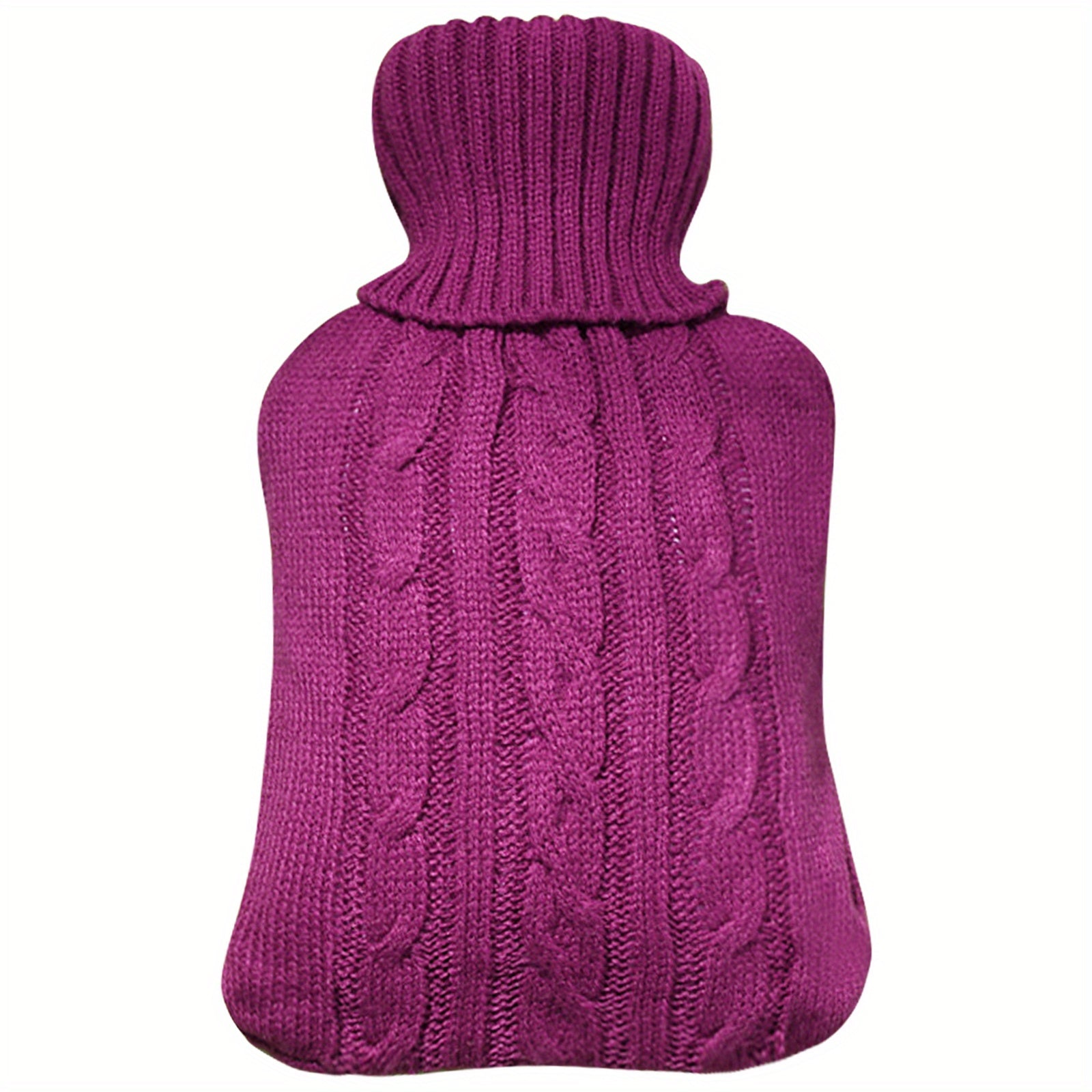 Soft Knitted Hot Water Bottle Cover Removable & Washable Comfortable Hot Bag