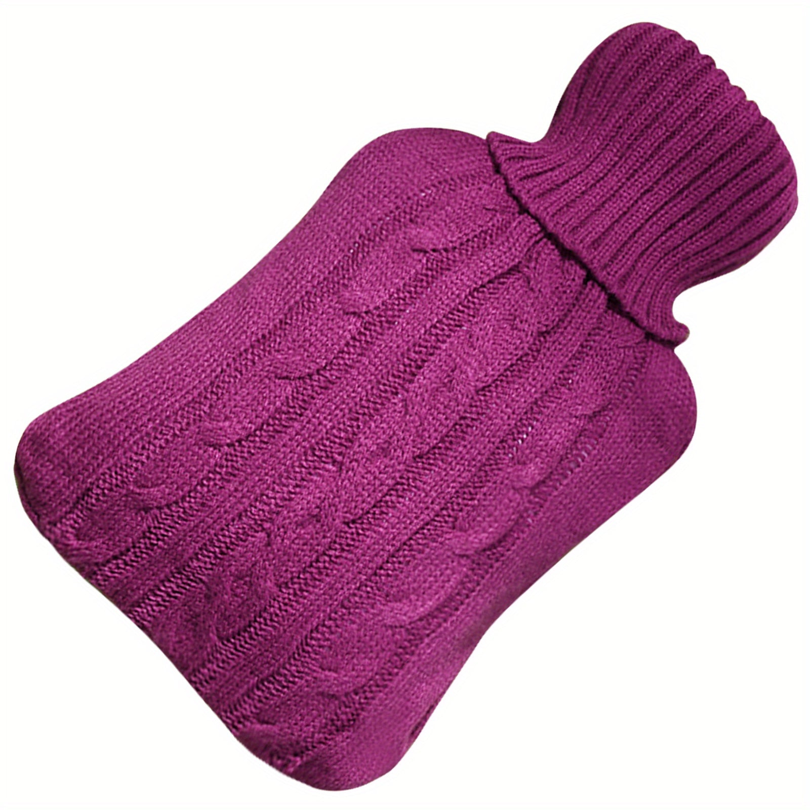 Soft Knitted Hot Water Bottle Cover Removable & Washable Comfortable Hot Bag